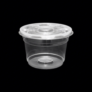 QUANG QUAN Micro-ondes Jetable En Plastique Transparent Soupe Saladier Récipient De Restauration Rapide Couvercles Durables Vaisselle Vaisselle - Product Image 1