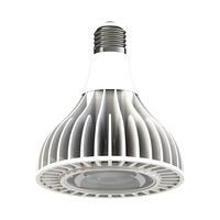 Penjualan Langsung Pabrik Lampu Sorot LED PAR38 25W COB Aluminium Putih/Hitam AC100-277V 15/24/45/60 Derajat Residensial Basis E27 CE