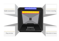 Escáner de Código de Barras Omnidireccional 2D Netum 2085 PRO, Conexión Plug and Play, Lector de Códigos de Escritorio para Tiendas y Supermercados