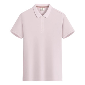 Promotional Polo Shirt White Short Sleeve Solid Color Polyester Men Women Daily Wear - Product Image 3