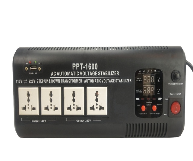 High-quality 1600VA PPT Series Automatic 220v Intelligent Automatic Voltage Regulation and Stabilizer Voltage Stabilizer