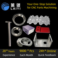 LAIYI Custom Milling Services CNC Machining 6061 7075 Aluminum Mechanical Components CNC Lathe Turned Parts Machining Services