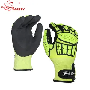 SRSAFETY Sewn TPR gloves impact resistant gloves and cut resistant gloves