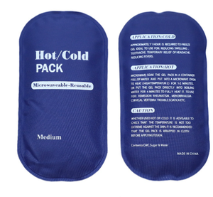 New Product Refrigerator Cooling Microwave Heating Gel Ice Packs for Injuries Reusable Back Knee Leg Shoulder Pain Relief