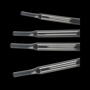 FEP Tube thermorétractable 10mm ID x 20mm 3/8 ''clair Flexible résistant à la Corrosion manchon haute température câblage médical industriel - Product Image 1