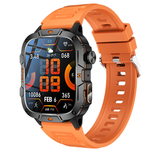 QX12 Sport de plein air Bluetooth montre intelligente Fitness Tracker étanche moniteur de fréquence cardiaque écran TFT Smartwatch - Product Image 1