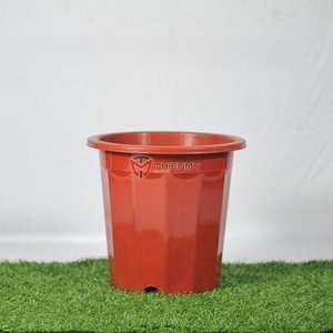 Pots de fleurs ronds en plastique PP de style moderne et luxueux, grands pots de fleurs écologiques pour jardins urbains, style pépinière - Product Image 3