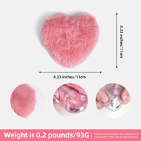 Chauffe-mains instantané à succès, réutilisable, avec housse en peluche PVC à clipser, pochette chauffante portable en gel pour cadeau promotionnel