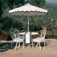 Table et chaise en fer de style européen, design français, pour jardin, balcon, cour, piscine, camping - Mobilier d'extérieur