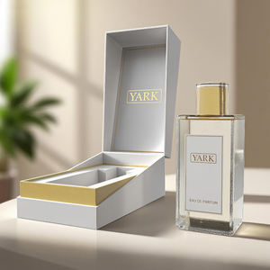 Flacon carré en verre de 30 ml et 50 ml avec impression de logo personnalisée de luxe, boîte-cadeau unique en carton, flacon de parfum vide avec boîte - Product Image 1