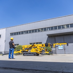 Mini-grue araignée sur chenilles de 8 tonnes avec bras télescopique de 17,8 m pour la construction - Product Image 6