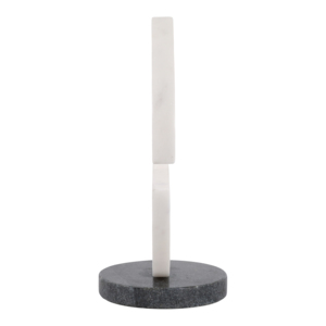 Scultura moderna in marmo su base per l'arredamento del soggiorno, elegante complemento per il bagno e tavolino da caffè, raffinata. - Product Image 5