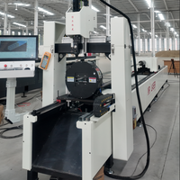 Machine de découpe laser à fibre CNC 4 axes pour tuyaux, refroidisseur d'eau haute puissance (1500-3000W) pour acier inoxydable, aluminium, acier au carbone, métal