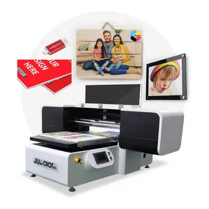 Printer flatbed A1UV 6090 cetak chip Poker bola emas kualitas tinggi Desktop dengan Putar