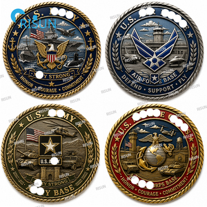 Monedas Conmemorativas Personalizadas de la USCG, USAF, USN, USMC, Aviación, Campamento, Base, Recuerdo, Moneda de Desafío Personalizada - Product Image 1