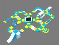 Parc aquatique gonflable modulaire de grande taille, système de jeux aquatiques, jeux aquatiques gonflables, utilisation commerciale en location