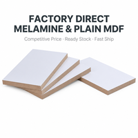 Panneaux en mélamine et MDF vierges directement de l'usine chinoise, panneaux en fibres à prix compétitif pour le marché mondial du MDF