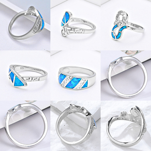 XYOP 925 Sterling <strong>Silver</strong> Jewelry Luxurious Greece Designs <strong>Opal</strong> <strong>Rings</strong> for Women Customized Wholesale Gifts - Product Image 4