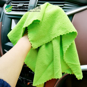 Serviette en microfibre pour lavage de voiture, 35x35cm, épaisse, absorbante, sans peluches, pour le nettoyage des voitures - Product Image 2