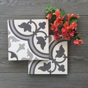 กระเบื้องปูพื้นคอนกรีตทำมือลายดอกไม้ศิลปะ ขนาด 150x150 มม. ทนทาน เหมาะสำหรับงานตกแต่งภายใน - Product Image 3