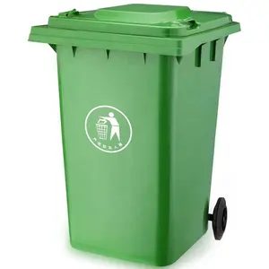 Vente en gros de poubelles de 360 litres poubelle de recyclage Poubelle à roulettes en plastique 360L