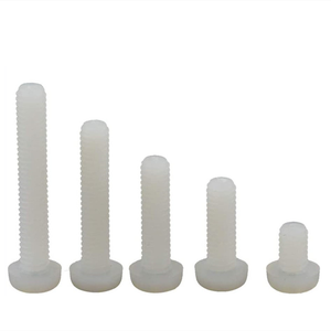 M4 <strong>M5</strong> Ready to Ship Hex Head Round Head Nylon Screw M4-M12 Metric <strong>Bolt</strong> Screw Nylon PA66 Hex <strong>Bolt</strong> - Product Image 4