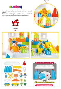 Set da Scrivania Divertente per Bambini con Blocchi da Costruzione e Tavolo con 59 Pezzi - Product Image 6