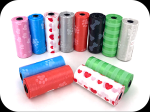 Amidon de maïs écologique compostable chien merde sacs Logo personnalisé biodégradable étanche extra mince portable caractéristique garantie - Product Image 4