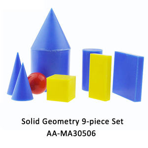 <span class=keywords><strong>La</strong></span> superficie del material didáctico de matemáticas para niños de escuela <span class=keywords><strong>primaria</strong></span> se puede ampliar el cubo de geometría Geometría sólida Modelo de conjunto de 9 piezas - Product Image 2