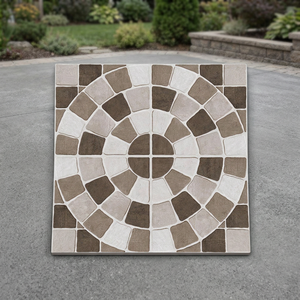 Carreaux de sol en porcelaine Vistaar Digital 400x400mm 10mm antidérapants, résistants, pour extérieur - Product Image 2