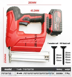 NEOBRISKEN Rechargeable Lithium Battery Nail Gun High Capacity <b>Power</b> Cordless <b>Tools</b> Lithium Battery Nail Gun Universel Nail Gun - Product Image 6