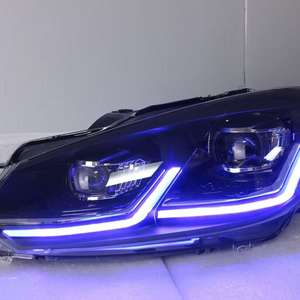 <span class=keywords><strong>Volkswagen</strong></span> <span class=keywords><strong>Polo</strong></span> 2014-2016 Vento dinamico segnale DRL LED proiettore lente 12V nuove parti di auto 6000K con luce potenziata - Product Image 2