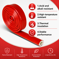 Manchon tressé en fibre de verre ignifuge de haute qualité pour la protection des flexibles hydrauliques autour des fours à haute température