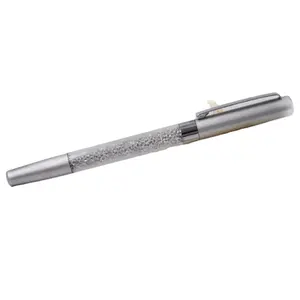 Manufacturer professional custom gel ink refill bling bling diamond gel pen Signature pen for promotional gifts
