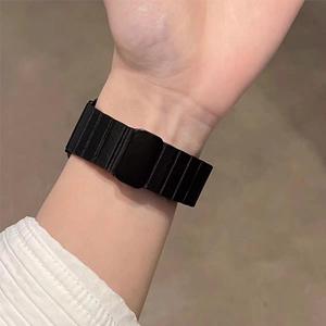 Correa de Reloj de Cuero de Doble Uso, Deportiva y Ejecutiva, de Piel de Vaca de Primera Capa, Compatible con <span class=keywords><strong>Apple</strong></span> <span class=keywords><strong>Watch</strong></span> Ultra 2 S11 S10 38 40 41 44 45 49mm - Product Image 4
