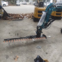Accessoires pour mini-excavatrice, taille-haie pour excavatrice, 1 tonne, 2 tonnes, 3 tonnes, taille-haie pour excavatrice