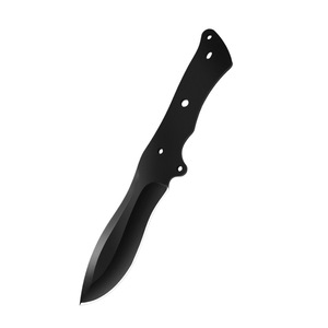 Cuchillo de Acero Inoxidable con Espiga Completa para Dropshipping en Shopify, Hoja Semiterminada para Proyectos de Forja, DIY, Alta Dureza, Tratado Térmicamente - Product Image 1
