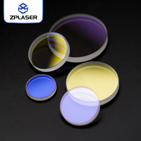 ZPLASER D21.5 * 2MM Fiber Laser Machine Accessoires Quartz Laser Lentille De Protection Fenêtres Pour Tête De Coupe Precitec