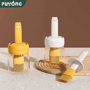 Cartoon Glass Oil Brush <b>Silicone</b> Handle PP Bristles Heat Resistant For BBQ <b>Baking</b> Kitchen Use - Product Image 3