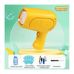 Pistolet à bulles LED pour enfants, camouflage, super puissant, pour faire des bulles d'eau et de savon - Product Image 3