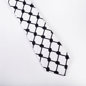 Venta caliente boda Palestina poliéster rayas corbata hombres corbatas Palestie corbata - Product Image 5