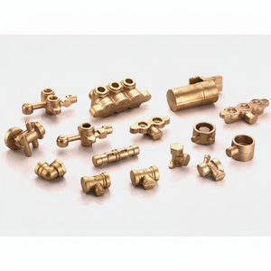 Services d'usinage CNC sur mesure du premier fournisseur indien Forgeage à chaud et tournage de composants en laiton forgé - Product Image 1