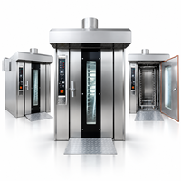 Nouveau four rotatif électrique à 32 plateaux 380V, four de boulangerie commercial pour la cuisson du pain avec la farine