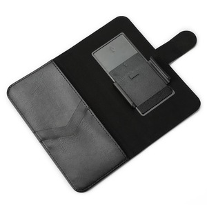 Klip dompet ponsel Clamshell baru cocok untuk berbagai casing ponsel bahan PU berkualitas tinggi - Product Image 2