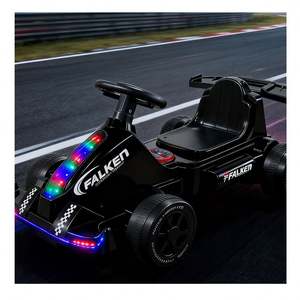 Coche de Juguete Musical Inteligente con Luces para Bebés, con Pedales Mejorados, Motor 380, Carrocería Negra Reforzada para la Seguridad de los Niños Pequeños - Product Image 6