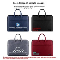 Porte-documents d'affaires pour homme en Oxford imperméable |   Sac à main pour ordinateur portable grande capacité pour le bureau et les voyages |   Logo personnalisé en gros