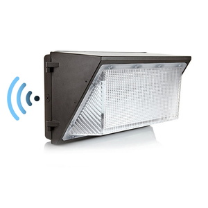 <strong>Dusk</strong> <strong>to</strong> <strong>Dawn</strong> Photocell <strong>Sensor</strong> Outdoor IP65 Wall Mounted LED Fixture 40-120W Full Cut-off Commercial LED Wall Pack Lights - Product Image 1