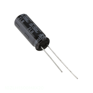 ตัวเก็บประจุแบบฝังรู CAP ALUM 1500UF 20% 10V RADIAL 1500 uF 10ZLH1500M8X20 - Product Image 1