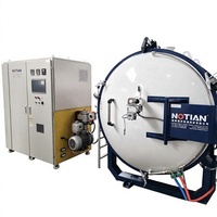 Four industriel à induction électrique sous vide pour traitement thermique par frittage de réaction céramique au carbure de silicium, en promotion directe usine