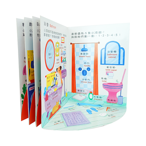 Livre Pop-up éducatif pour enfants, 2023 Offre Spéciale, personnalisé, OEM, apprentissage précoce, livre d'activités, <span class=keywords><strong>maison</strong></span> de poupée en <span class=keywords><strong>carton</strong></span>, livre 3D - Product Image 4